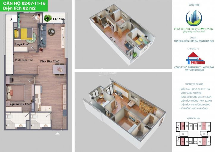 Chung Cư đài Truyền Hình Hà Nội, Vào Thẳng Tên Hợp đồng, Giá Chỉ 23,5 Triệu/m2 Diện Tích 82,5m2 3