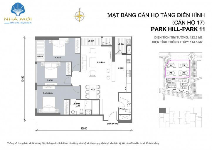 Có Tiền Chưa Chắc Mua được! Căn Góc 3 Phòng Ngủ, 122m2 Tại Park 11 Vinhomes Times City Giá 6 Tỷ Bp 8