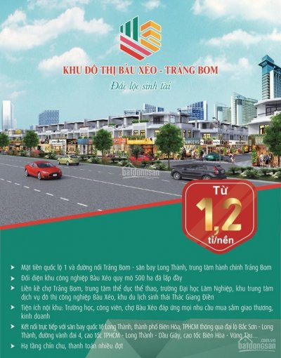 đất Kcn Bàu Xéo, Mặt Tiền Ql1a, Trung Tâm Trảng Bom Chỉ 1,2 Tỷ/nền Lh 0932 633 450 4