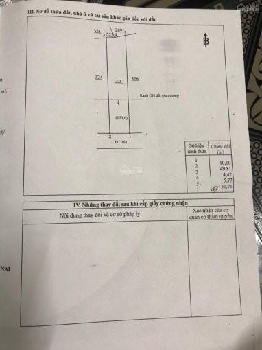 đất Mặt Tiền đt 761 Xã Phú Lý Vĩnh Cửu 10x50 Giá 860tr 3