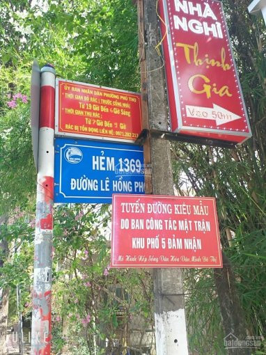 đất Mt 1369 Lê Hồng Phong, Phú Thọ, 5x22m, đường 5m Thông Lh E Việt Xem đất 1