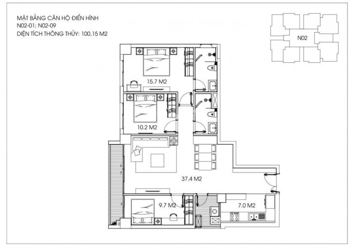 Giá Quỹ ôm Căn Góc, View Vĩnh Viễn Sông Hồng 101m2, 3pn Berriver Jardin 390 Nguyễn Văn Cừ 1