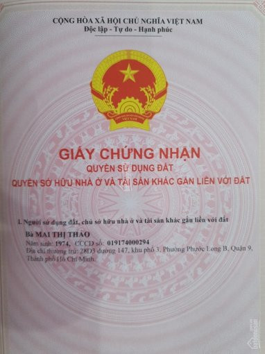 Mình Chính Chủ Bán Gấp Nhà Cấp 4 Ngay Trung Tâm Quận 9, Thích Hợp ở Hoặc Kinh Doanh Nhà Trọ, Hh 1% 1