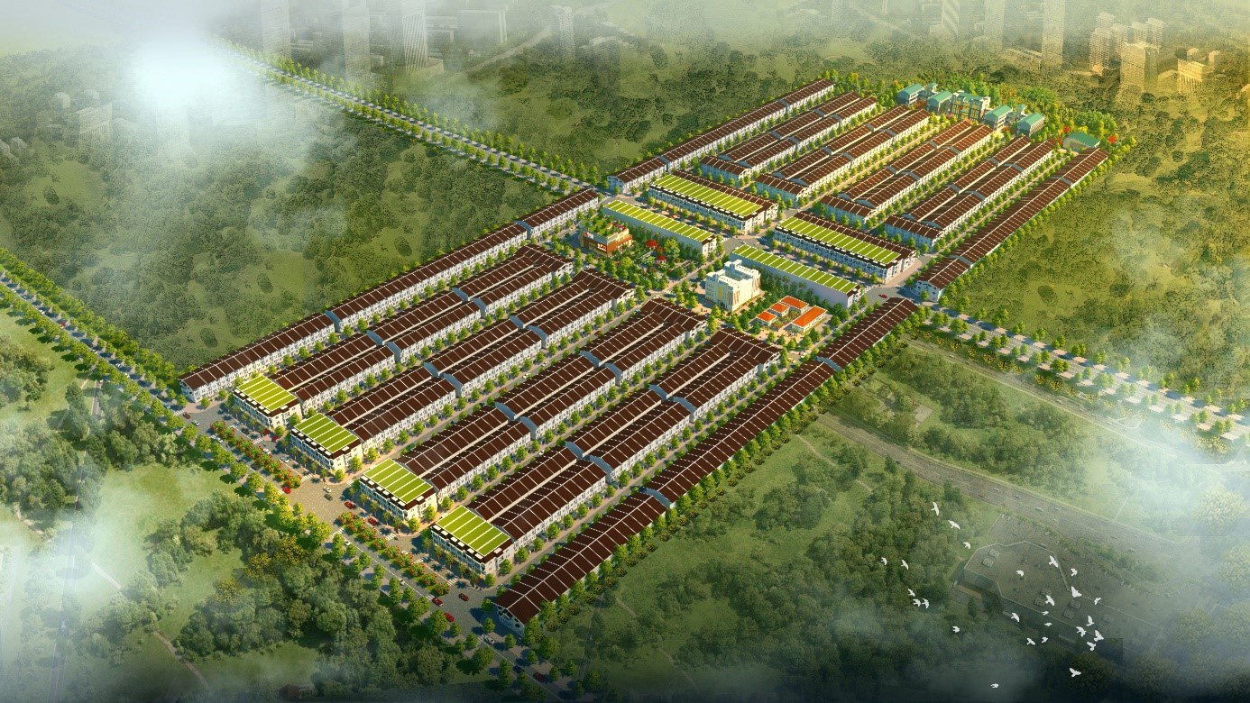 Phối cảnh tổng thể dự án Nam An New City