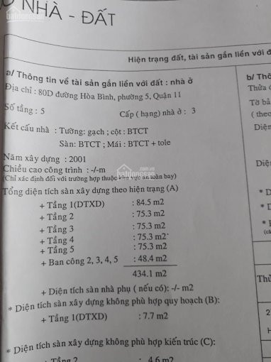 Nhà Bán Góc Hai Mặt Tiền đường Hòa Bình, P5, Q11 5