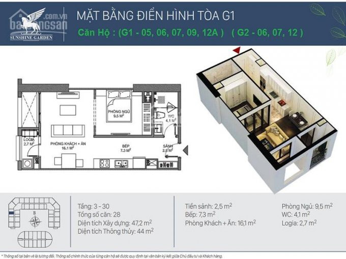 Tận Hưởng Cuộc Sống 5 Sao Với Căn 1pn Thiết Kế Vô Cùng Hợp Lý Tại Sunshine Garden Cạnh Times City 7