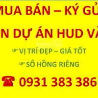 Chính Chủ Cần Bán Lô đất Dự án Hud, Dt 300m2, đối Diện Công Viên, Sau Lưng đường 26m, Sổ Hồng Riêng