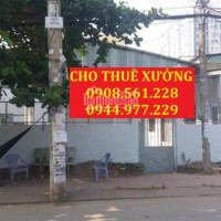 Cho Thuê Nhà Xưởng đường Nguyễn Văn Quá, Quận 12 Dt: 1200m2 Giá 60 Triêu/tháng Lh: 0937388709