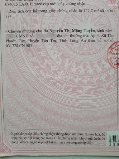 127,7m2 Thổ Cư Nền Sẵn Sổ Sẵn Vào Là Xây Dựng Ngay, Giá 290tr 2