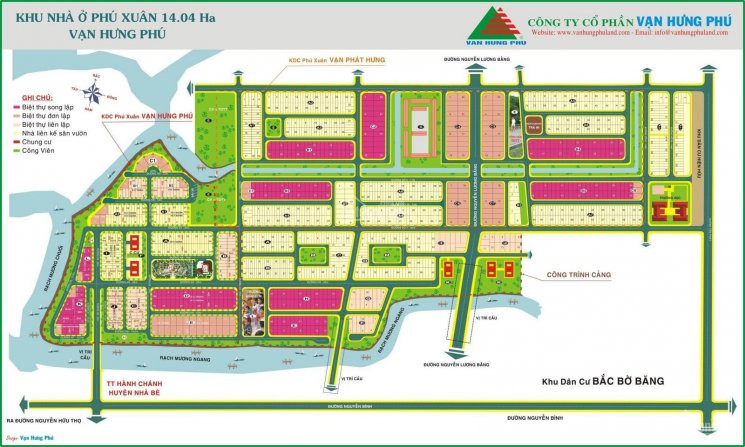 [ Bán 2 Nền đất Biệt Thự Góc 212 M2 ] Kdc Vạn Hưng Phú - Nhà Bè 299 Tr/m2 Lh 0906 835 638 Phong 1