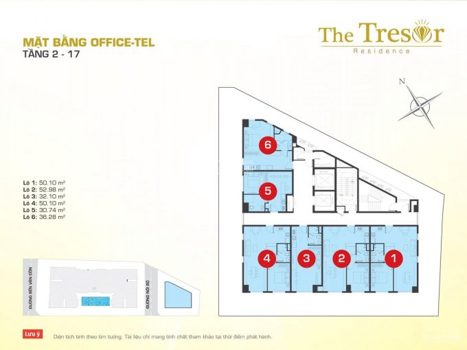 Cc Bán Officetel The Tresor Novaland Chỉ 2,25 Tỷ Dt Tim Tường 321m2 Full Nt Tầng Cao View đẹp 6