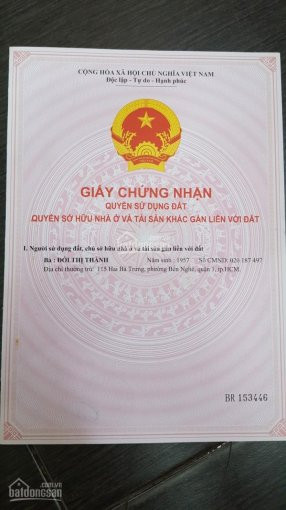 Chính Chủ Bán Nhà Nhà Phố đường đoàn Văn Bơ, Q4 1