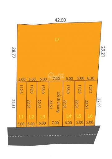 Còn 5 Nền Tân Hiệp, 1125m2, Thanh Toán 30% 2 Tháng Có Sổ 1