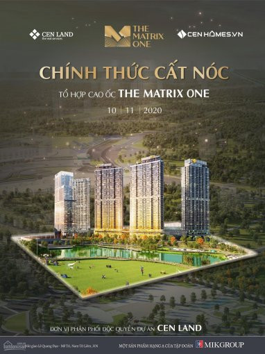 độc Quyền Chung Cư The Matrix One Mỹ đình Ck 1 Tỷ đồng, Miễn Lãi 3 Năm Liên Hệ: 0965 112 171 6