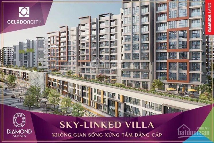 Một Siêu Phẩm Skylinked Villa Dòng Căn Hộ Trên Không Có Gara ôtô Duy Nhất Tại Celadon City Tân Phú 7