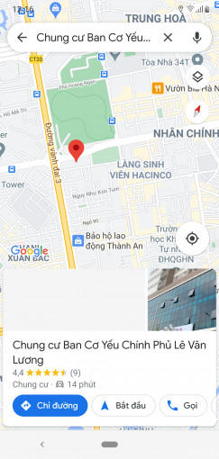 Tôi Cần Bán Cắt Lỗ Căn Góc Tòa Ban Cơ Yếu Chính Chủ - Lê Văn Lương, Thanh Xuân, Dt: 124m2, Nhà đẹp 8