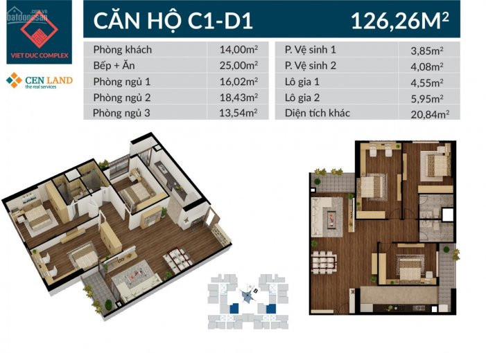 Việt đức Complex - Nhận Nhà ở Ngay - Trao Sổ Liền Tay - 3pn 97,3m2 Chỉ Từ 2,8 Tỷ 6