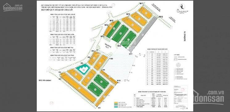 Chính chủ cần bán đất phân lô Dự án Liền kề CT1B và CT2A dự án Đại học Vân Canh TST - Tổng cục 5 Bộ công an