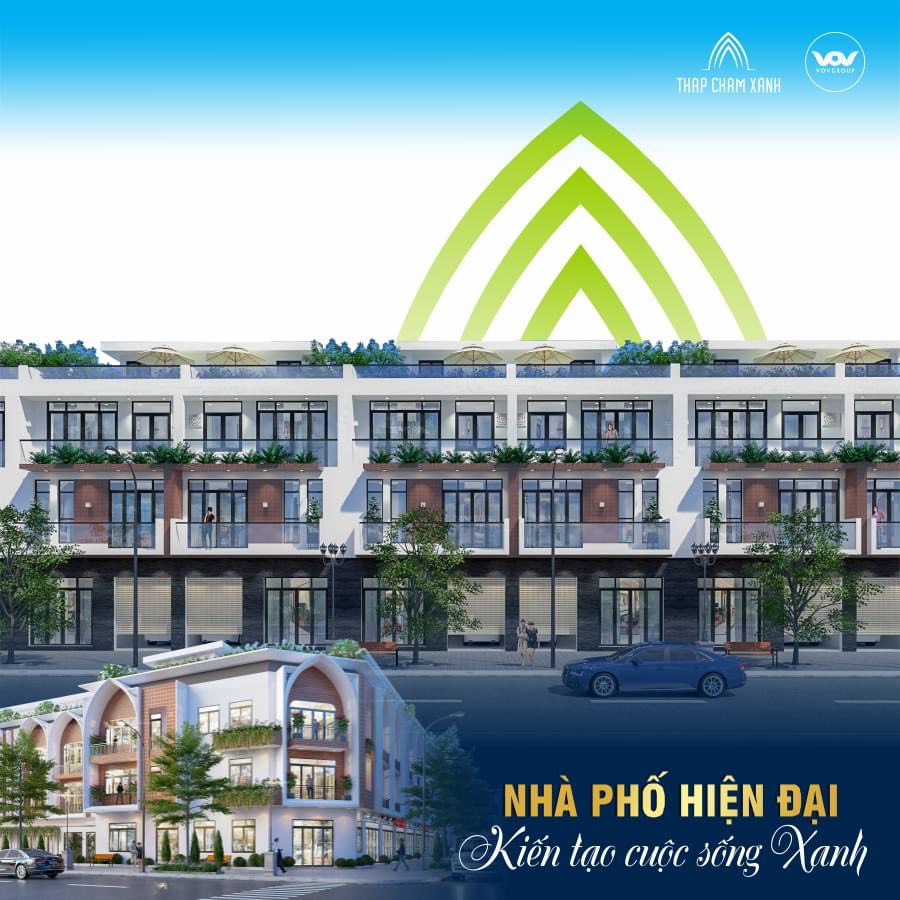 Bán 1 căn Shophouse dự án Tháp Chàm Xanh - Mở bán đầu tiên tại Ninh Thuận