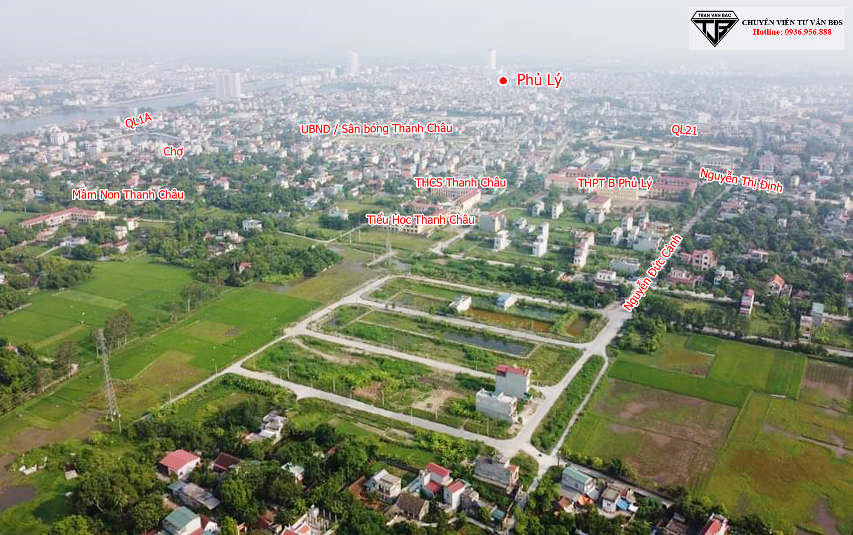 Cần bán Đất nền dự án đường Nguyễn Đức Cảnh, Xã Thanh Châu, Diện tích 98m², Giá 14 Triệu/m² - LH: 0936956888