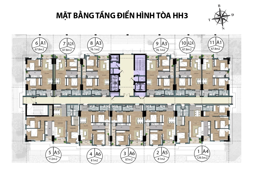 Cần bán Căn hộ chung cư đường Phạm Văn Đồng, Phường Xuân Đỉnh, Diện tích 129m², Giá 2600 Triệu - LH: 0973497885