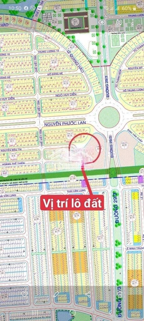Cần bán Đất dự án KĐT Nam cầu Nguyễn Tri Phương, Diện tích 120m², Giá 4.7 Tỷ 3