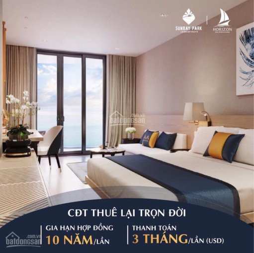 Bán căn hộ SunBay Park Phan Rang chỉ 27tr/m2, 100% view biển, full NT 5*, cam kết LN 10%/năm = USD 5