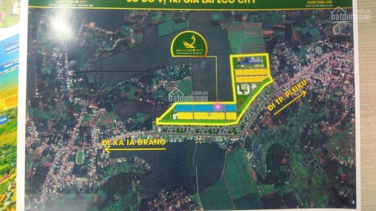 Bán đất có sổ tại trung tâm Gia Lai, Huyện Chư Prông đã có sổ đỏ chỉ 450 triệu/lô, đường Hùng Vương 2