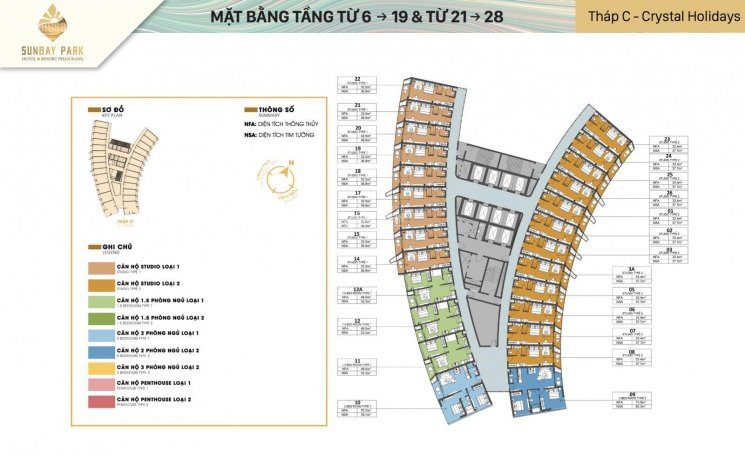 Chiết khấu lên đến 2% - quỹ hàng tầng đẹp dự án Sunbay Park Hotel & Resort Phan Rang. LH 0972658714 5
