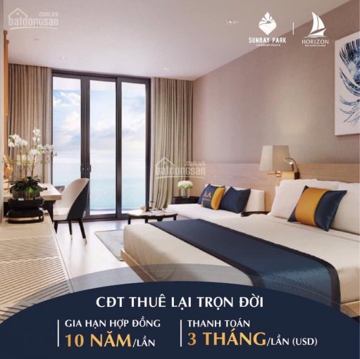 Condotel 5 sao Sunbay Park Phan Rang CK thuê trọn đời bằng USD NH cho vay 70% ân hạn gốc và HTLS 0% 4