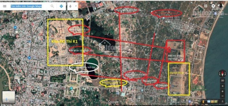 Đất thổ cư sát biển Bình Sơn TP Phan Rang - Tháp Chàm, Ninh Thuận, 83m2, 85m2, 99m2, 100m2