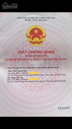 Đất thổ cư thành phố Phan Rang - Tháp Chàm 7