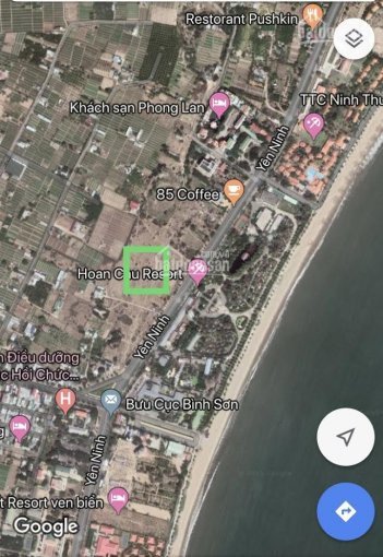 Mặt đường ven biển Yên Ninh phù hợp xây khách sạn