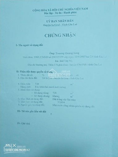 Mình cần bán lô đất Tỉnh Lộ 664 ngay mặt tiền đường, Xã Ia Dêr, Huyện Ia Grai, Gia Lai 2