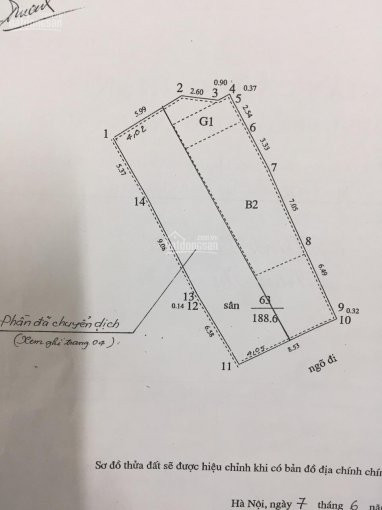 Bán 106m2 Ngõ Giáp Bát 65 Tỷ Thích Hợp Xây Chung Cư Mi Ni 1