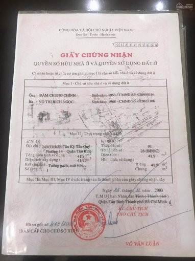 Bán Nhà Hẻm đường Nguyễn Quý Anh 42x10m Hướng Tây Bắc, 1 Trệt 1 Lầu, Giá 31 Tỷ 2