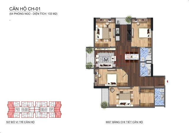 Bán Nhanh Các Căn 95m2, 132m2, 133m2, 228m2 Tòa N01 T1 Lotus2 Trung Kiên 0986839556 5