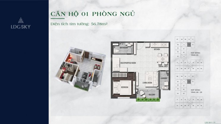 Căn Hộ Chuẩn Mực Sống Mới ở Khu đông 1