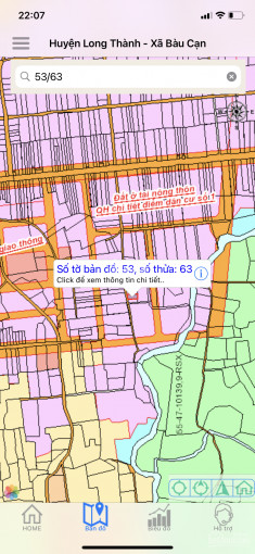 Chính Chỉ Cần Bán Lô đất Bàu Cạn, 198m2, Shr Có 60m Thổ 2