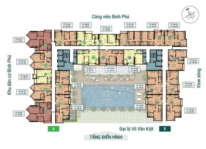 Chính Chủ Bán Nhanh Căn Hộ 2pn 1wc đông Nam Diện Tích 57m - Giá Gốc 2192ty Chênh Cưc Thấp - Lh 0906809270 2