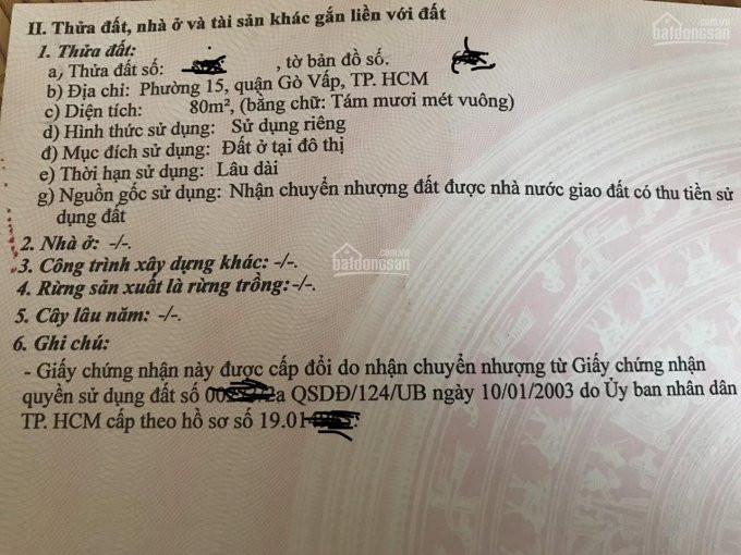 Chính Chủ Bán Nhanh đất Hẻm 616 Lê đức Thọ, Khu Saigon Coop, Dt 80m2, Giá 65 Tỷ Trả 1% Cho Người Môi Giới 2