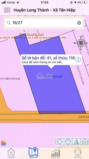 Chính Chủ Bán Nhanh đất Xã Tân Hiệp, Long Thành, đối Diện đại Học Y Dược, Lh: 0988960805 Mr Hùng 1