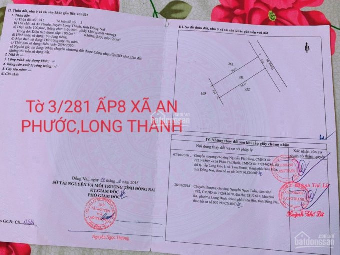 Chính Chủ Bán Nhanh Lô ấp 8{5x20) Tờ 3/281 An Phước, Long Thành 5