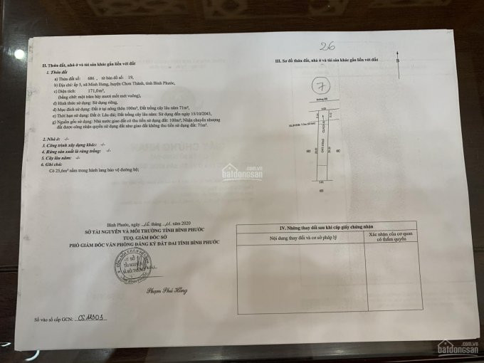 Chính Chủ Bán Nhanh Lô đất Gần Kcn Minh Hưng 3, Gần Khu đô Thị Phúc Hưng, Giá Chỉ 455 Triệu 2