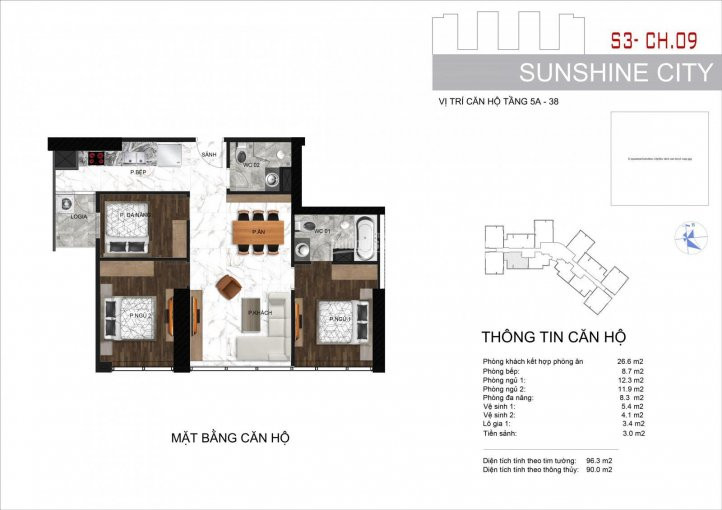 Chính Chủ Bán Nhanh Nhanh Căn S4 2209 Dự án Sunshine City, Giá Chỉ 35 Tỷ/ 3pn 90m2/ Nt Cao Cấp, Nhận Nhà ở Ngay 1