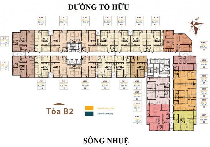 Chính Chủ Bán Nhanh Rẻ 2 Chcc Roman Plaza, 1505 - B2: 75,6m2 Và 1515 - B2: 101,7m2, Giá 25tr/m2 Lh O985752o65 1