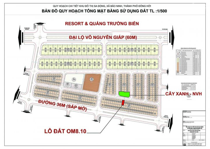 Chính Chủ Bán Om810 (sa động - Bảo Ninh - đồng Hới - Qb) - Lợi Thế đối Diện đất Văn Hoá Cây Xanh 1