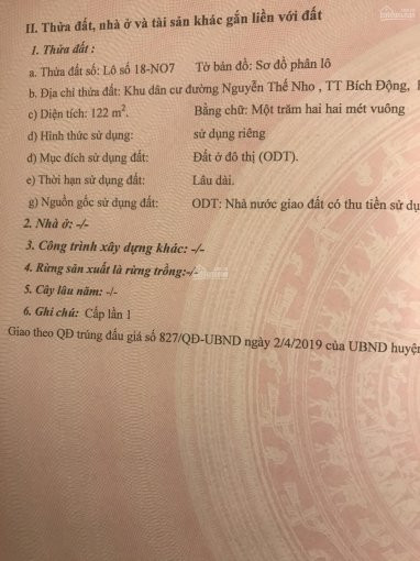 Chính Chủ Cần Bán 2 Lô đất Liền Kề, đất đấu Giá Tại Nguyễn Thế Nho, Huyện Việt Yên Giá Tổt 3