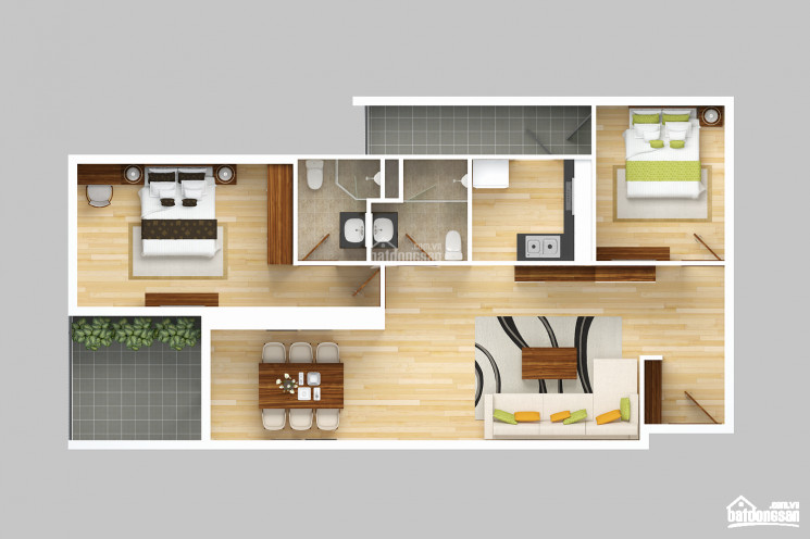 Chính Chủ Nhượng Lại Suất Ngoại Giao 2pn Giá 2 Tỷ 850tr, 92m2 Tại Cc Discovery Complex 302 Cầu Giấy 1