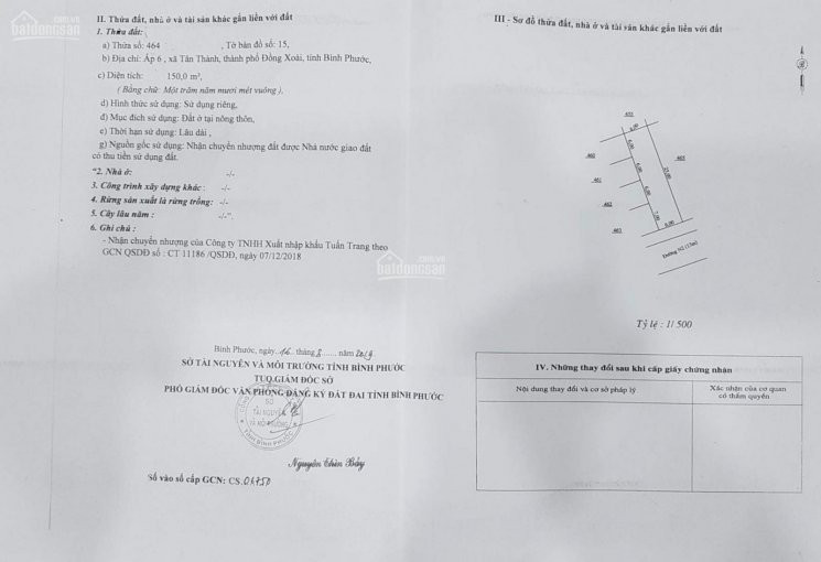 Chính Chủ Thanh Lý Nhanh 08 Lô đất P Tân Thành, Tp đồng Xoài, Dt 150m2, Tc 100%, Shr, Giá 562 Triệu/lô 11